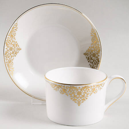 Empress Jewel Flat Cup & Saucer Set