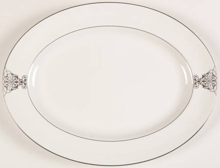 Imperial Scroll 15" Oval Serving Platter