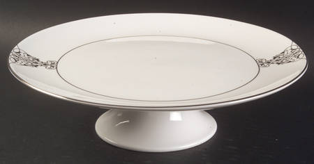 Imperial Scroll 10" Diameter Pedestal Cake Stand