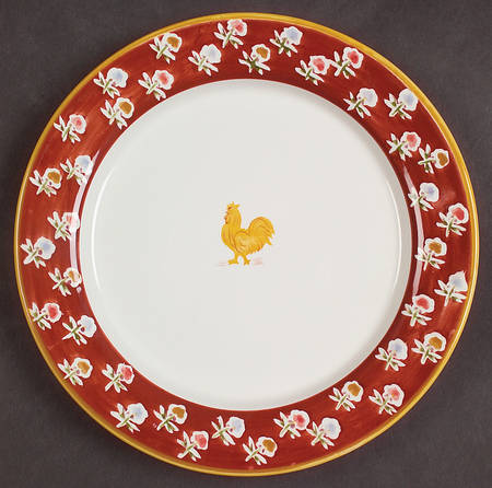 Coq A Doodle Do Salad/Dessert Plate