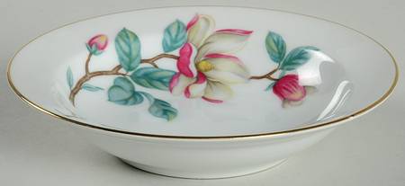 Magnolia Rim Fruit/Dessert (Sauce) Bowl