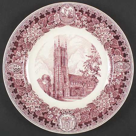 New Jersey Church Series Mulberry Dinner Plate