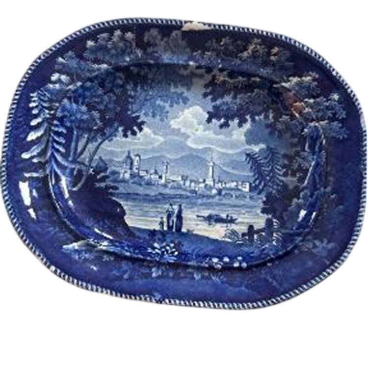Italian Scenery 12" Oval Serving Platter