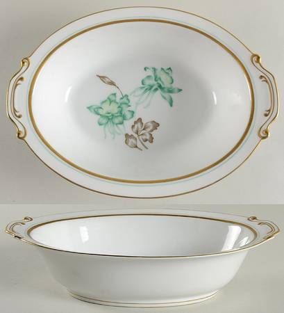 Columbine 11" Oval Vegetable Bowl