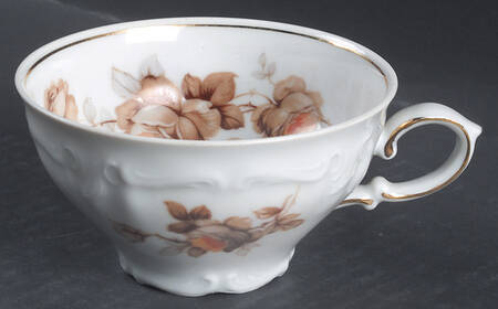 Winter Rose Flat Cup