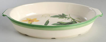 Culinary Herbs 13" Oval Baker