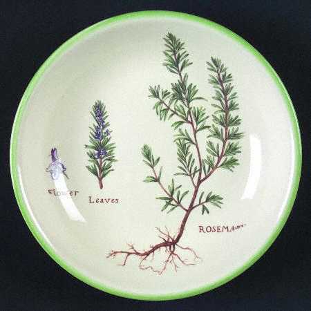 Culinary Herbs 9" Individual Pasta Bowl