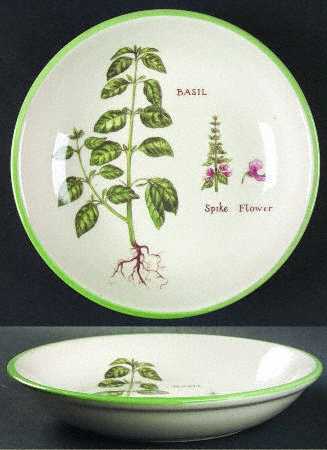 Culinary Herbs 9" Individual Pasta Bowl