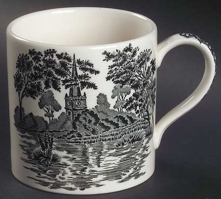 Romantic England Black Mug