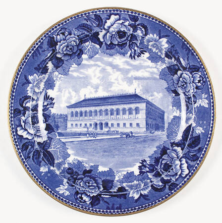 Boston Scenes Blue (Gold Trim) by Wedgwood