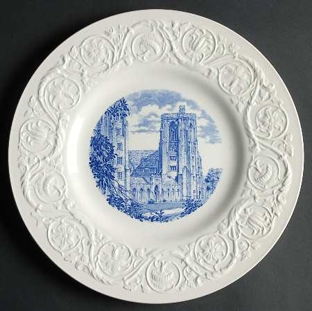 Cornell University Blue (Patrician) Dinner Plate