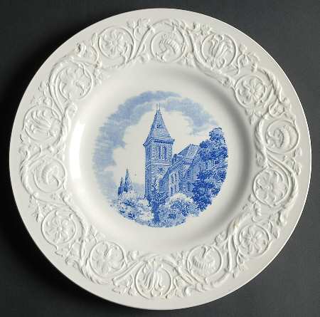 Cornell University Blue (Patrician) Dinner Plate