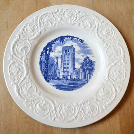 Cornell University Blue (Patrician) Dinner Plate