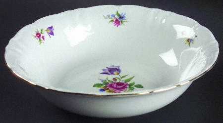 Springtime 9" Round Vegetable Bowl