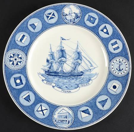 Peabody Museum (Blue) Dinner Plate