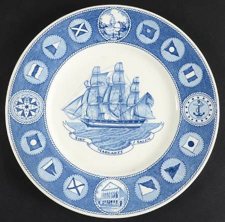 Peabody Museum (Blue) Dinner Plate