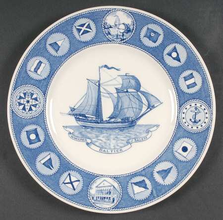 Peabody Museum (Blue) Dinner Plate