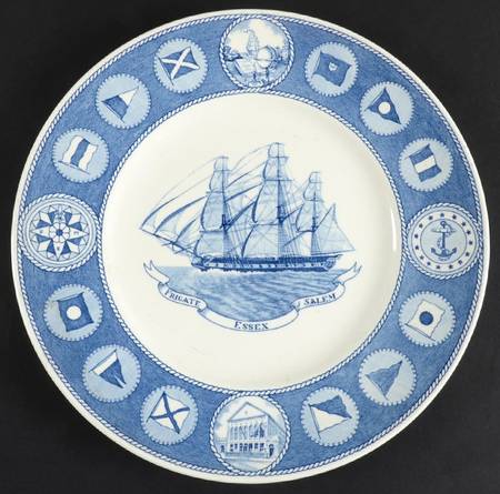 Peabody Museum (Blue) Dinner Plate