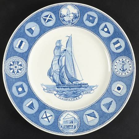 Peabody Museum (Blue) Dinner Plate