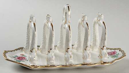 Pheasant (Scalloped) 4 Slice Toast Server