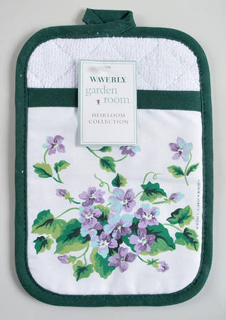 Sweet Violets Cloth Potholder