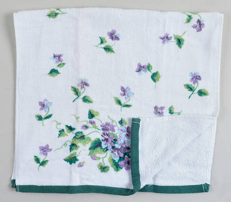 Sweet Violets Cloth Dish Towel