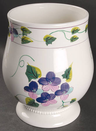 Sweet Violets China Waste Basket