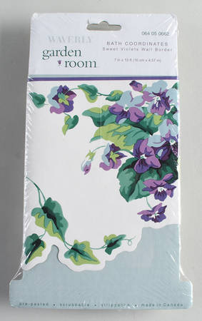 Sweet Violets Wallpaper Border