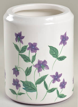 Sweet Violets Medium Canister No Lid