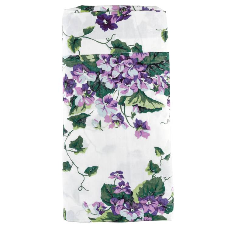 Sweet Violets Curtain Panels/Pair 63" X 42"