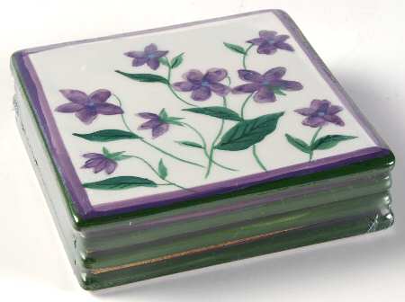 Sweet Violets Coaster