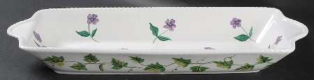 Sweet Violets 19" Bread Basket