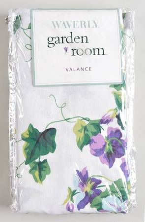 Sweet Violets 84" X 15" Curtain Valance
