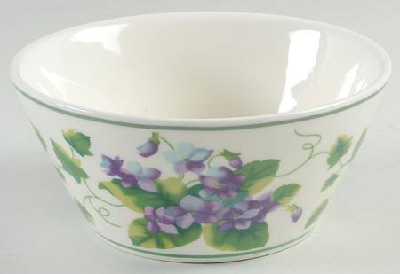 Sweet Violets Soup/Cereal Bowl
