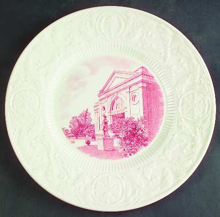Duke University Pink Dinner Plate