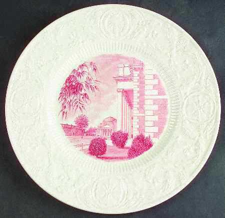 Duke University Pink Dinner Plate