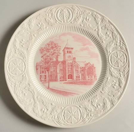 Duke University Pink Dinner Plate