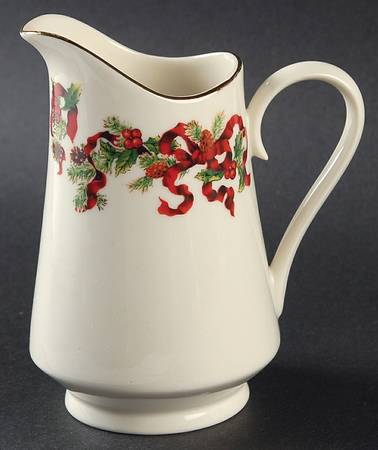 Christmas Ribbon Creamer