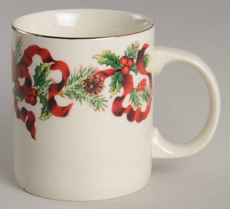 Christmas Ribbon Mug