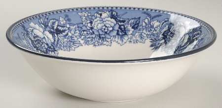 Highgrove (Blue Trim) Coupe Cereal Bowl