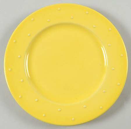 Pastello Citron Yellow Salad Plate