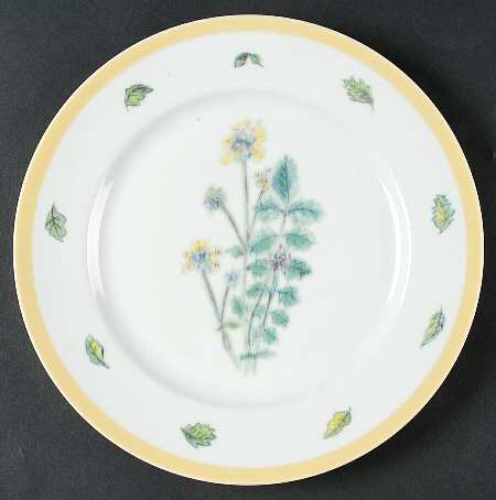 Flowering Herbs Dinner Plate