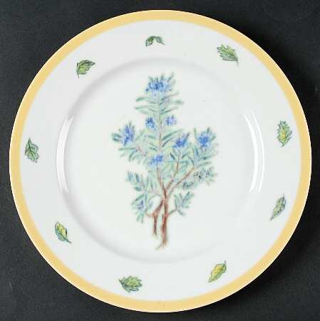 Flowering Herbs Dinner Plate