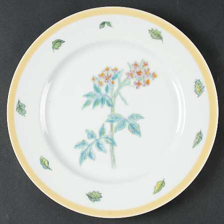 Flowering Herbs Dinner Plate