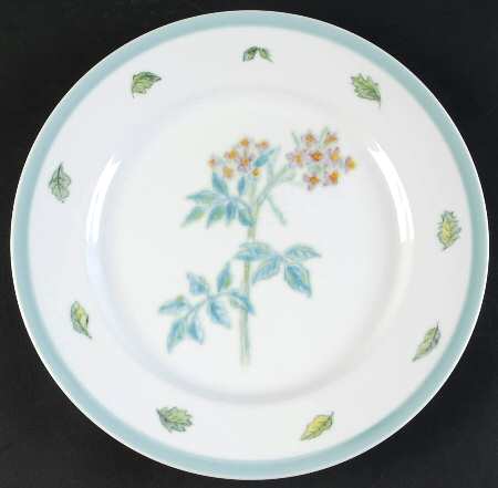 Flowering Herbs Dinner Plate