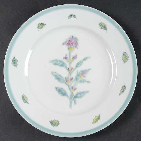 Flowering Herbs Dinner Plate