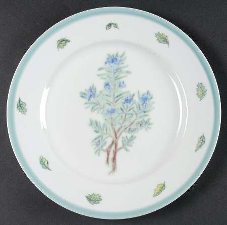 Flowering Herbs Dinner Plate