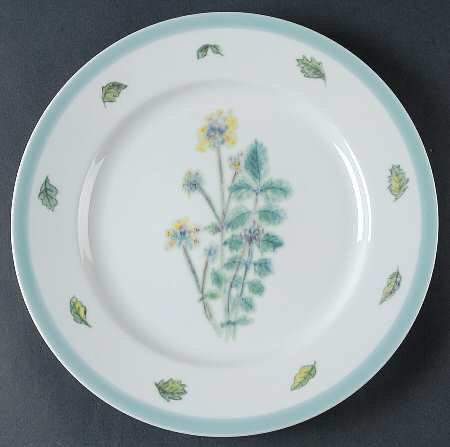 Flowering Herbs Dinner Plate