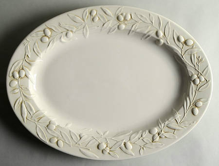 Tuscan Olive 19" Oval Serving Platter