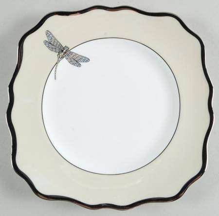 Lustreware Oyster Square Salad Plate